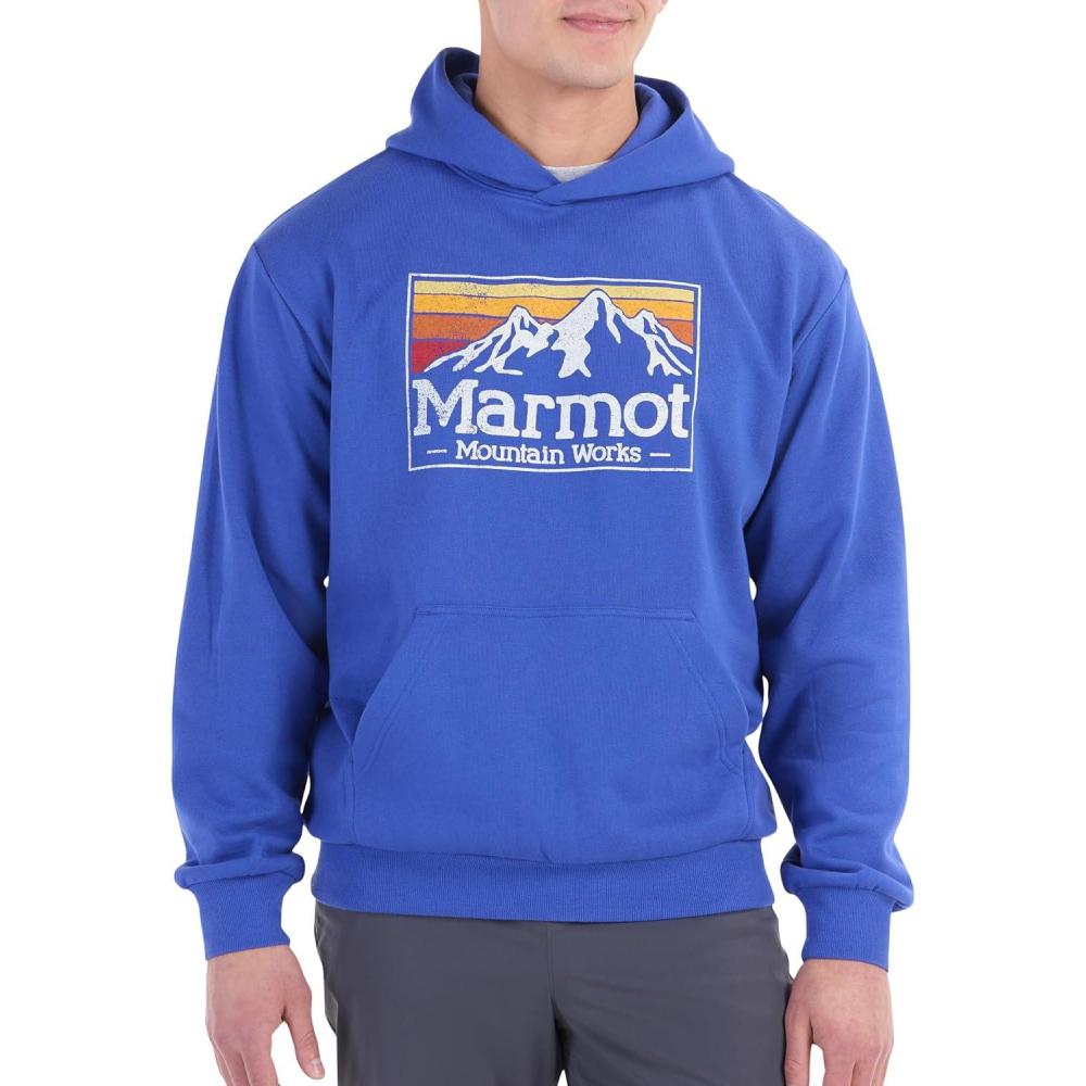 imageMARMOT Mens MMW Gradient HoodyTrail Blue