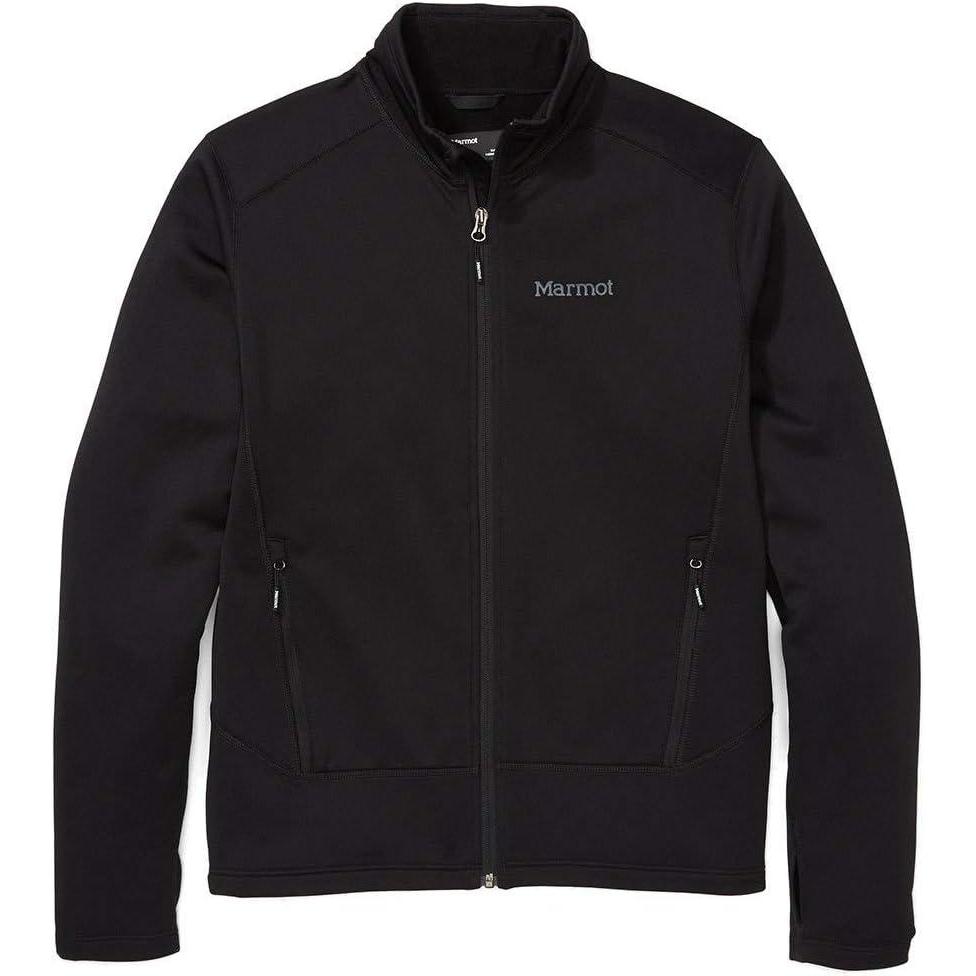 imageMARMOT Mens Olden Polartec Power Stretch Jacket  Breathable Fleece Midlayer with ThumbholesBlack