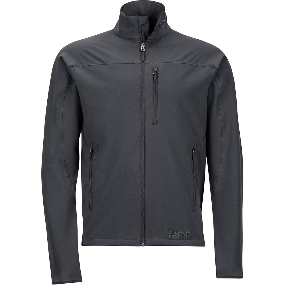 imageMARMOT Mens Tempo Jacket  Breathable WaterResistant SoftshellJet Black