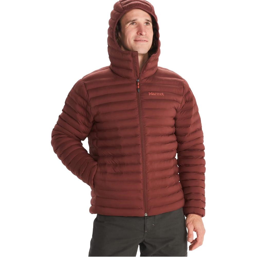 imageMARMOT mens Echo Featherless HoodyWhiskey Brown  Latest Collection