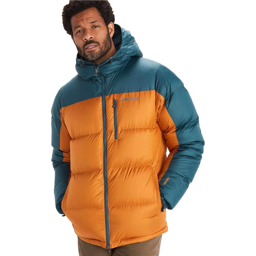 imageMARMOT mens Guides Down Hoody JacketBronzeStargazer