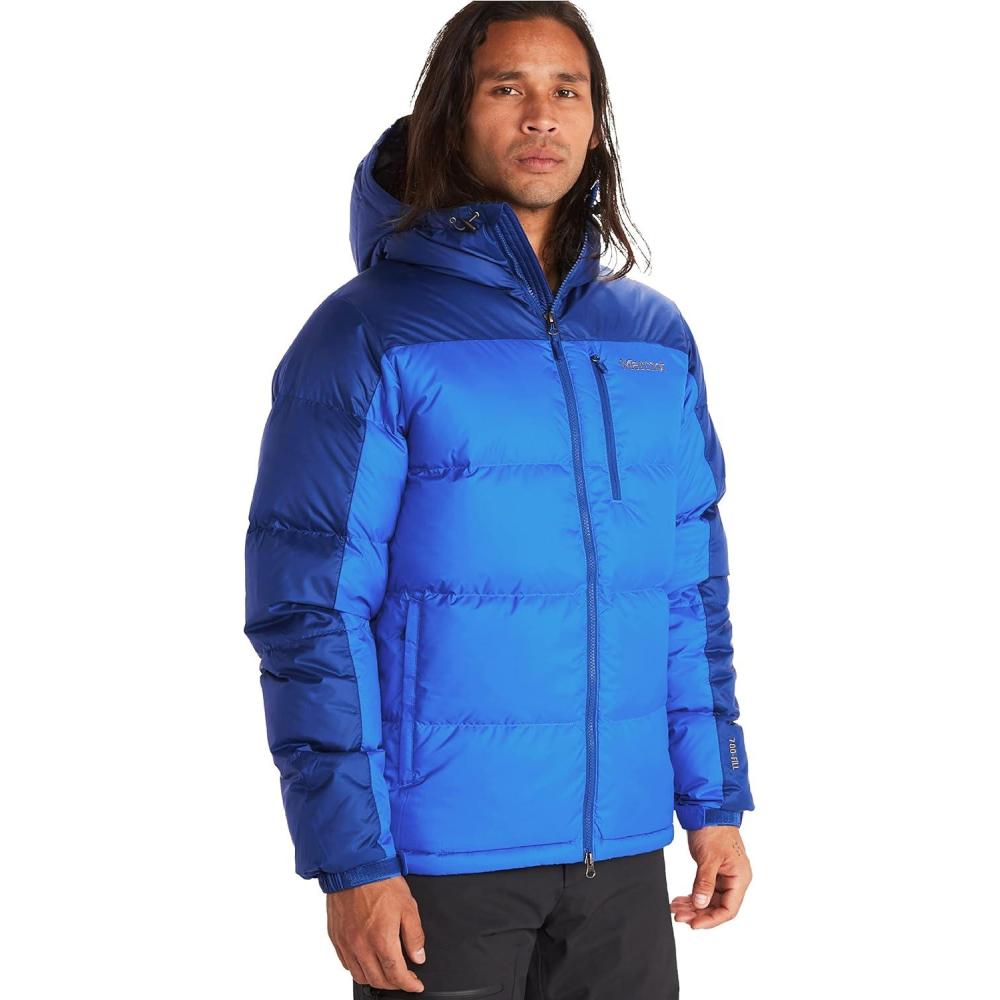 imageMARMOT mens Guides Down Hoody JacketCobalt BlueBlue Night