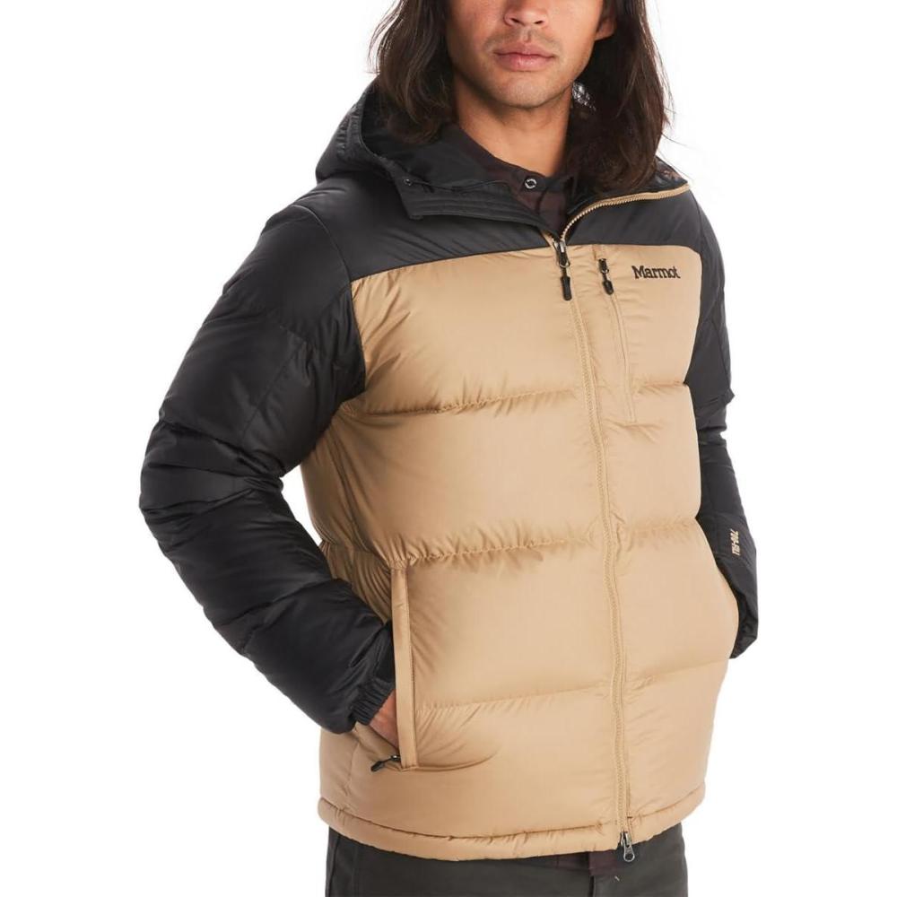 imageMARMOT mens Guides Down Hoody JacketShetlandBlack