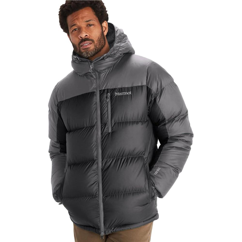 imageMARMOT mens Guides Down Hoody JacketSlate GreyCinder