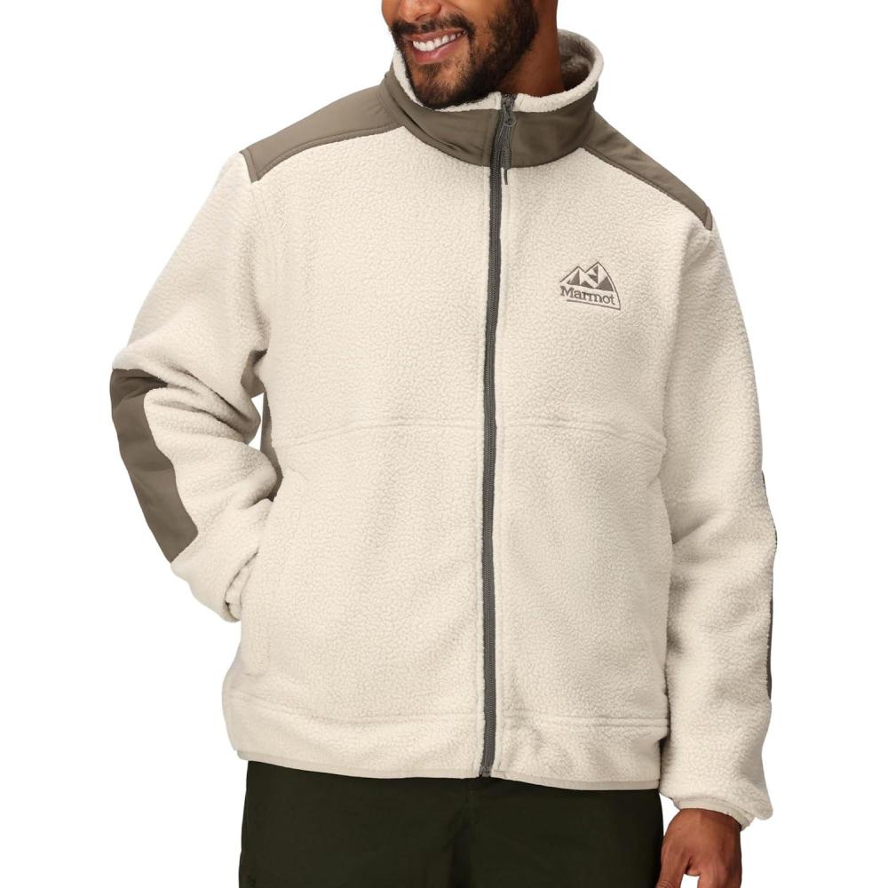 imageMARMOT mens Wanderer High Pile Fleece JacketBirch Bark