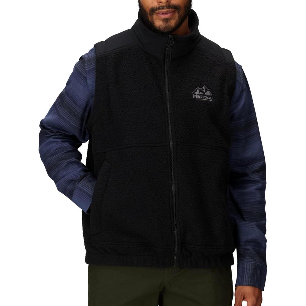 imageMARMOT mens Wanderer High Pile Fleece VestBlack
