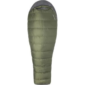 MARMOT Ironwood Mummy Sleeping Bag – 650 Fill Down, Lightweight, 30-Degree Rating, Bomber Green/Steel Onyx, Regular
