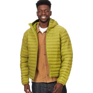 MARMOT Men’s Echo Featherless Hoody – Lightweight Down-Alternative Puffer Jacket with Hood(Cilantro – Latest Collection)