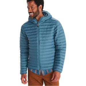 MARMOT Men’s Echo Featherless Hoody – Lightweight Down-Alternative Puffer Jacket with Hood(Dusty Teal – Latest Collection)
