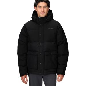 MARMOT Men’s Fordham Down Jacket – Waterproof, Breathable 700-Fill Insulated Puffer Coat(Black – Latest Collection)