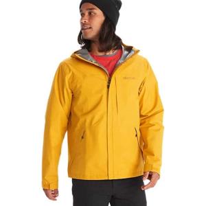 MARMOT Men’s GORE-TEX Minimalist Rain Jacket – Packable, Breathable, Durable Wind & Water Protection(Yellow Gold)