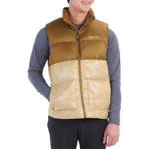 MARMOT Men’s Guides Down Vest – 700-Fill Insulated, Water-Resistant, Lightweight Puffer(Hazel/Light Oak – Latest Collection)