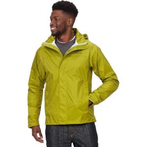 MARMOT Men’s Precip Eco Waterproof Rain Jacket – 100% Recycled, Breathable, Lightweight, Packable Raincoat(Cilantro)