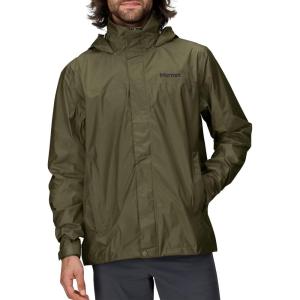 MARMOT Men’s Precip Eco Waterproof Rain Jacket – 100% Recycled, Breathable, Lightweight, Packable Raincoat(Nori – Latest Collection)