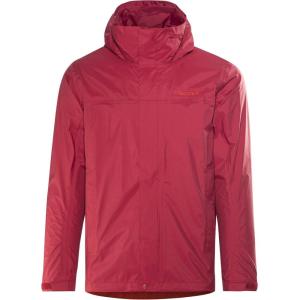 MARMOT Men’s Precip Eco Waterproof Rain Jacket – 100% Recycled, Breathable, Lightweight, Packable Raincoat(Sienna Red)