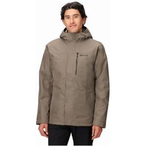 MARMOT Men’s Ramble 3-in-1 Component Jacket – Recycled Waterproof Shell with Hood and Removable Insulated Thermal R Liner(Claystone)