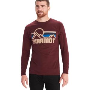MARMOT Women’s Coastal Long-Sleeve T-Shirt – Screen Printed Graphic on Soft, Breathable, Eco-Friendly Cotton/Poly Blend(Port Royal)