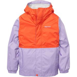 MARMOT boys Kid’s Precip Eco Jacket(Red Sun/Paisley Purple)
