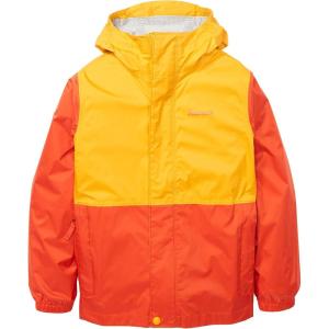 MARMOT boys Kid’s Precip Eco Jacket(Solar/Red Sun)