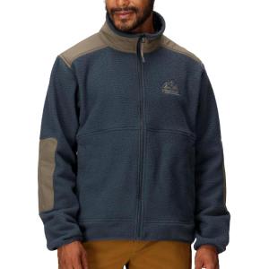 MARMOT mens Wanderer High Pile Fleece Jacket(Thunderhead/Claystone)