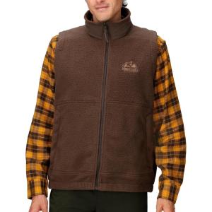 MARMOT mens Wanderer High Pile Fleece Vest(Hickory Nut)
