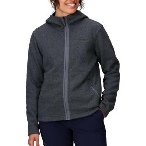 MARMOT womens Women’s Drop Line Full-zip Hoody(Steel Onyx Heather)
