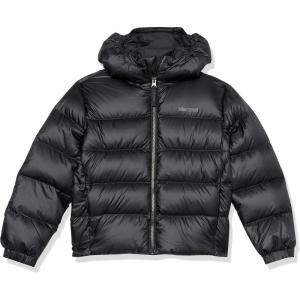Marmot Kids Guides Down Hoody – 700 Fill Insulated, Water-Resistant, Lightweight Puffer Jacket with Hood(Jet Black)