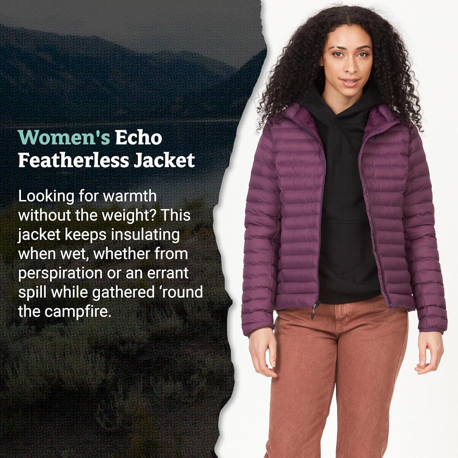 imageMARMOT Womens Echo Featherless Jacket  Lightweight DownAlternative Insulated JacketPurple Fig  Latest Collection