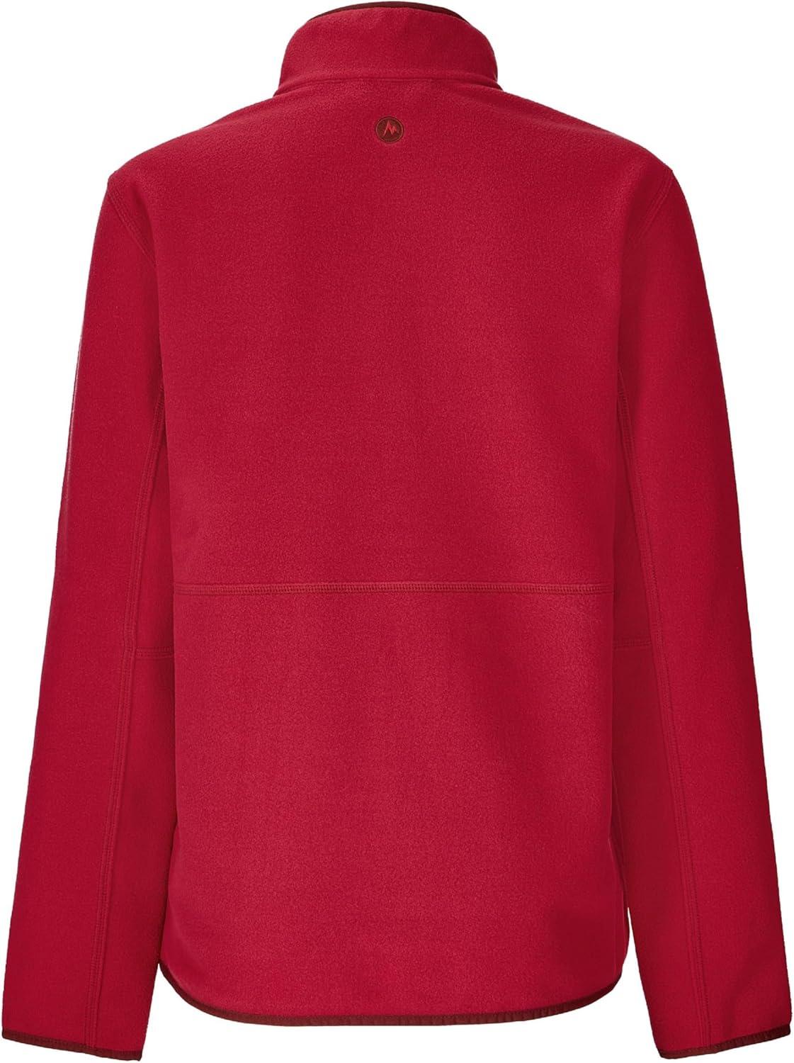 imageMARMOT Womens Rocklin 12 Zip Jacket  Classic Warm Lightweight 100Weight Fleece LayerRed Mulberry