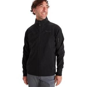 MARMOT Men’s Alsek Jacket – Lightweight, Water-Resistant Softshell(Black)