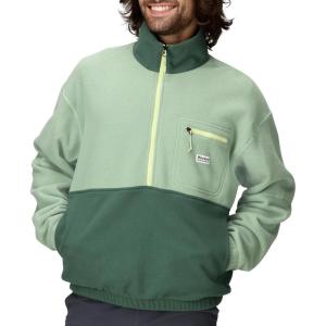 MARMOT Men’s Retro Rocklin 1/2 Fleece Jacket, Agate Green/Juniper Green, Medium