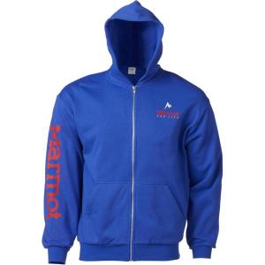 MARMOT mens Marmot for Life Full Zip Hoody(Trail Blue)