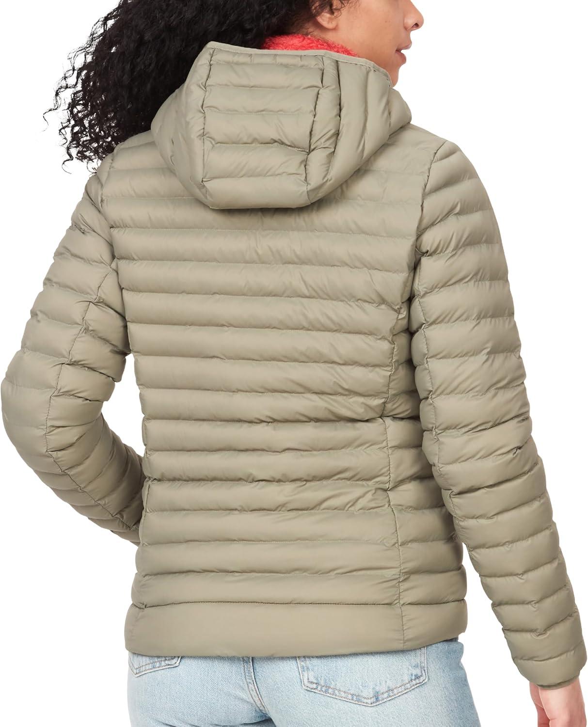 imageMARMOT Womens Echo Featherless Hoody Lightweight DownAlternative Puffer Jacket with HoodVetiver Latest Collection