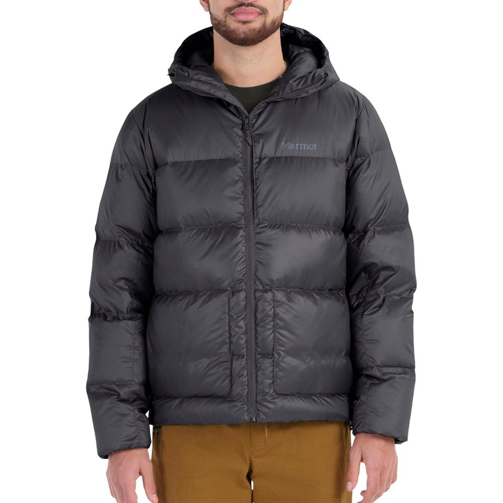 imageMARMOT Mens Guides Down Hoody JacketBlackBlack  Latest Collection