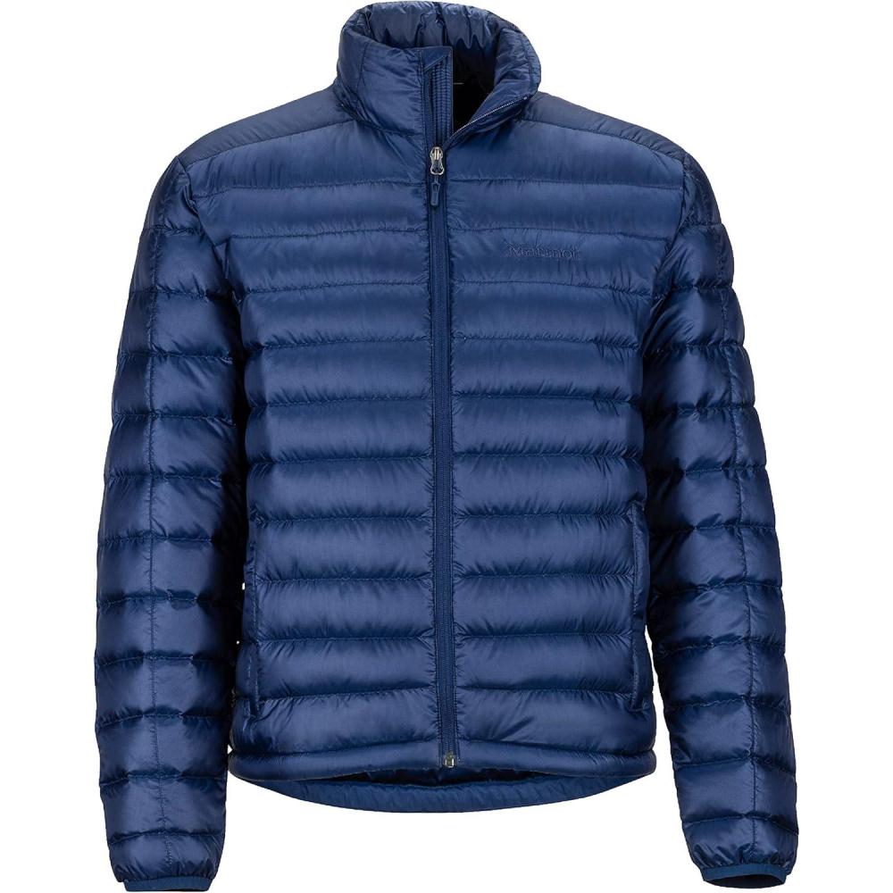 imageMARMOT Mens Zeus Jacket  700Fill Insulated WaterResistant Lightweight PufferArctic Navy