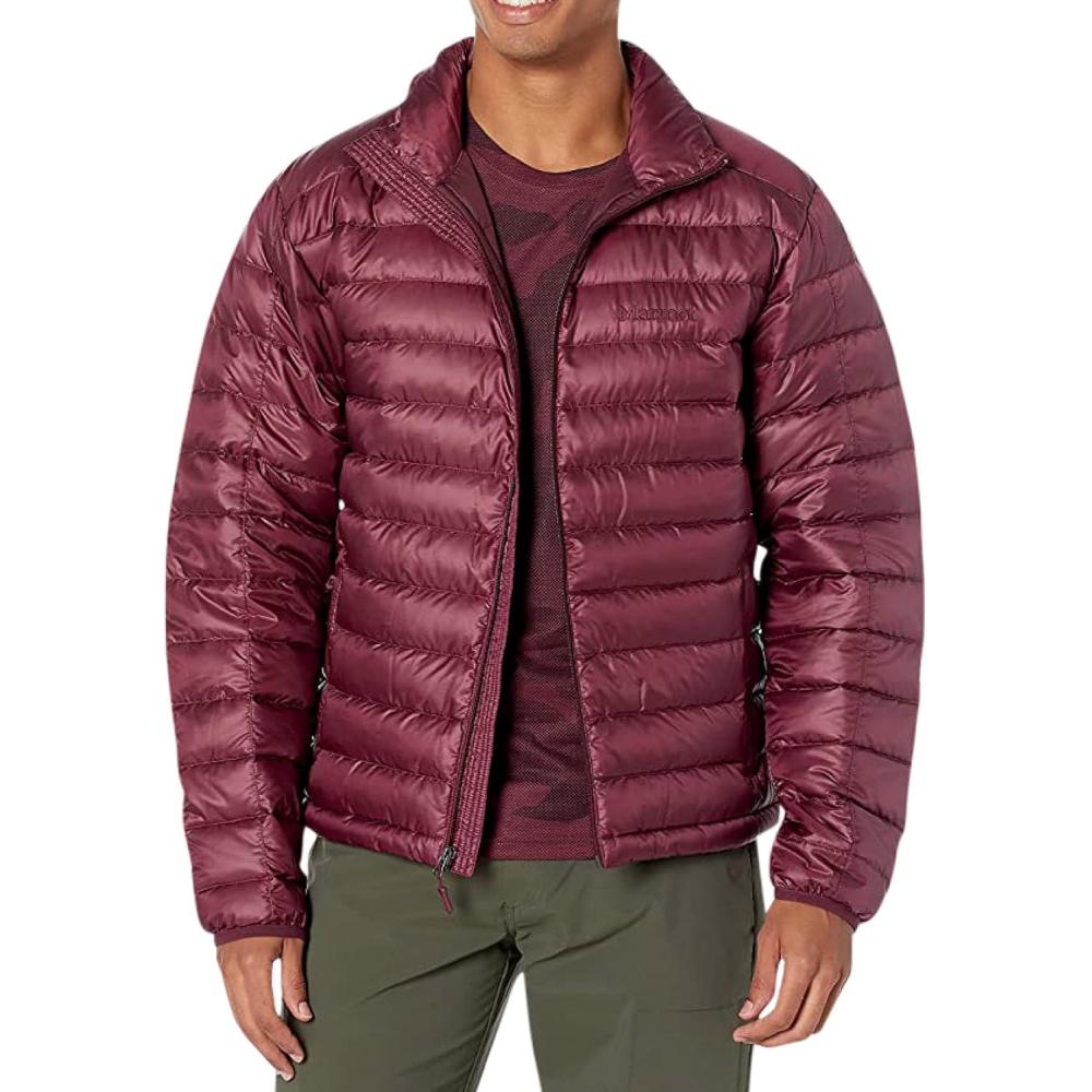 imageMARMOT Mens Zeus Jacket  700Fill Insulated WaterResistant Lightweight PufferPort Royal