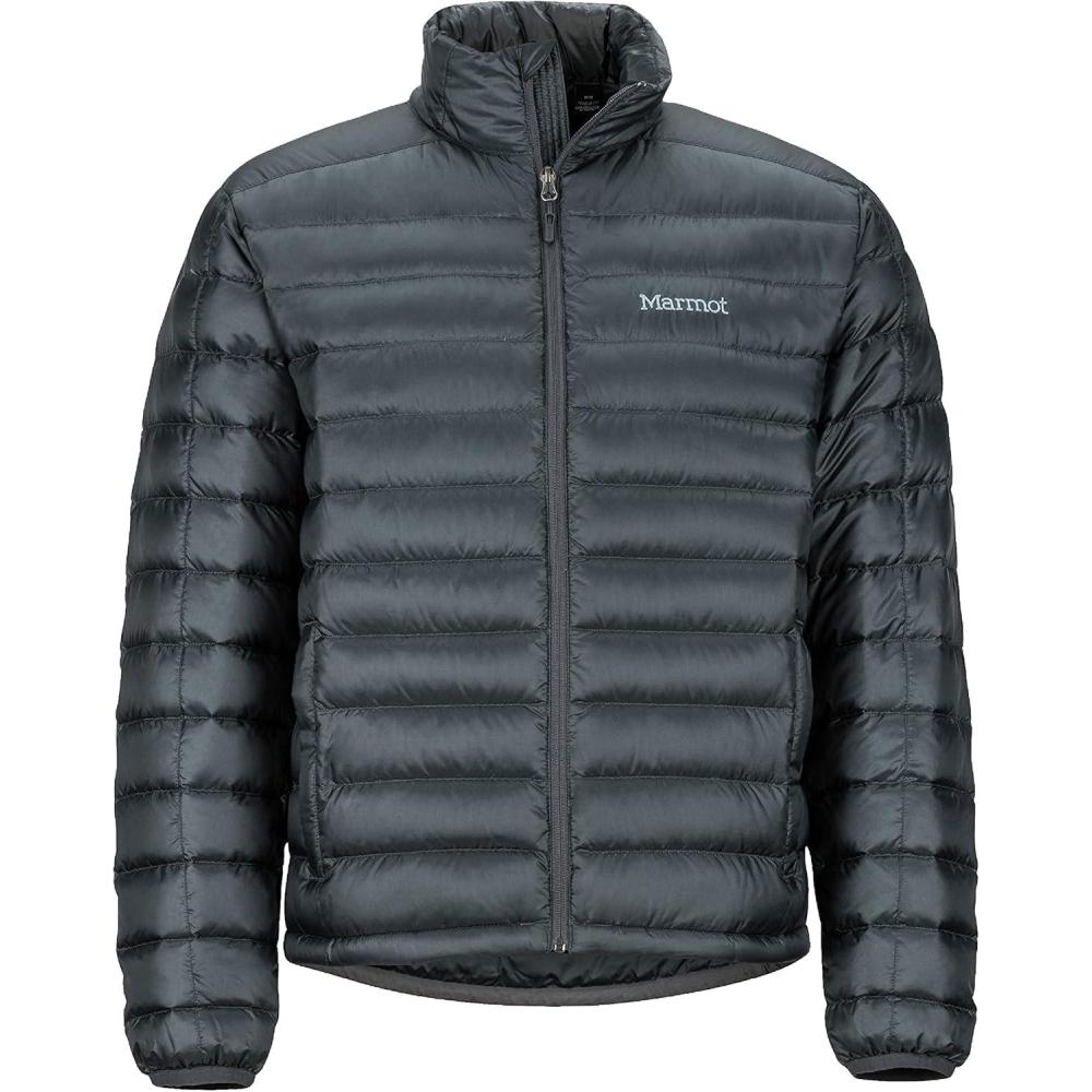 imageMARMOT Mens Zeus Jacket  700Fill Insulated WaterResistant Lightweight PufferSlate Grey