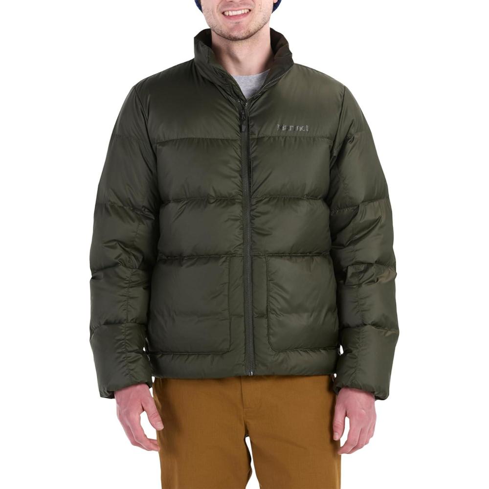 imageMARMOT mens Guides Down JacketRosin Green