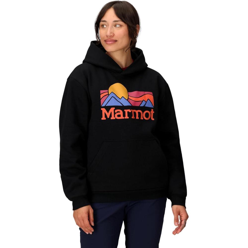 imageMARMOT womens Womens Coastal Logo HoodyBlack