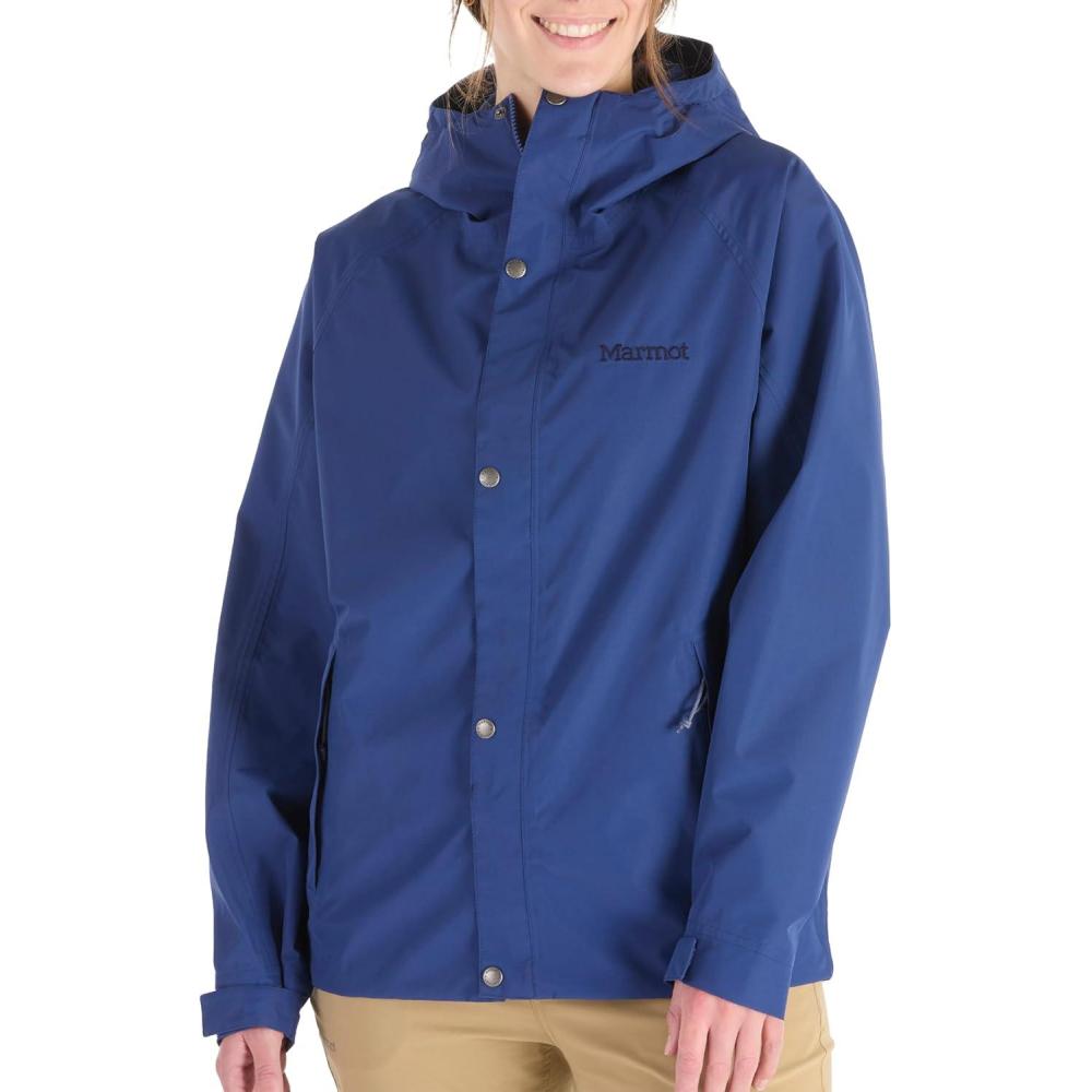 imageMarmot Womens Cascade Durable amp Waterproof Rain JacketTwilight Blue