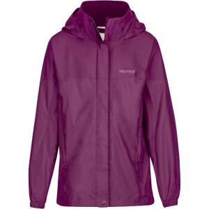 MARMOT Kid’s Precip Eco Waterproof Rain Jacket – 100% Recycled, Breathable, Lightweight, Packable Raincoat(Deep Plum)