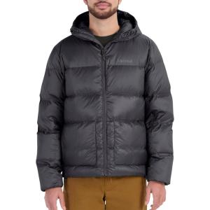MARMOT Men’s Guides Down Hoody Jacket(Black/Black – Latest Collection)