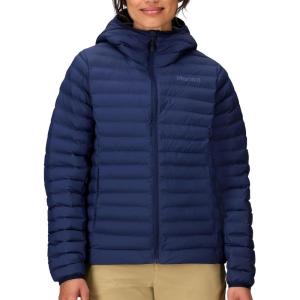 MARMOT Women’s Echo Featherless Hoody – Lightweight Down-Alternative Puffer Jacket with Hood(Arctic Navy – Latest Collection)