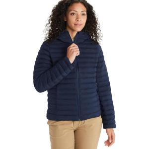 MARMOT Women’s Echo Featherless Hoody – Lightweight Down-Alternative Puffer Jacket with Hood(Arctic Navy)