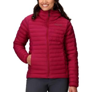 MARMOT Women’s Echo Featherless Hoody – Lightweight Down-Alternative Puffer Jacket with Hood(Red Mulberry)