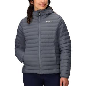 MARMOT Women’s Echo Featherless Hoody – Lightweight Down-Alternative Puffer Jacket with Hood(Steel Onyx)
