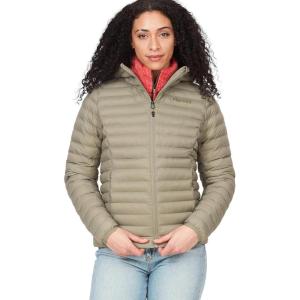 MARMOT Women’s Echo Featherless Hoody – Lightweight Down-Alternative Puffer Jacket with Hood(Vetiver)