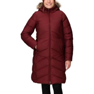 MARMOT Women’s Montreaux Full Length Down Puffer Coat(Acai Berry)