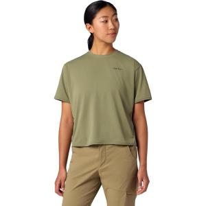 MARMOT Womens Women’s Airexchange UPF 50 Short Sleeve Crew(Olive Grove)