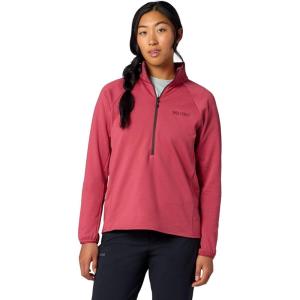 MARMOT womens Leconte 1/2 Zip Fleece Jacket(Dried Rose)